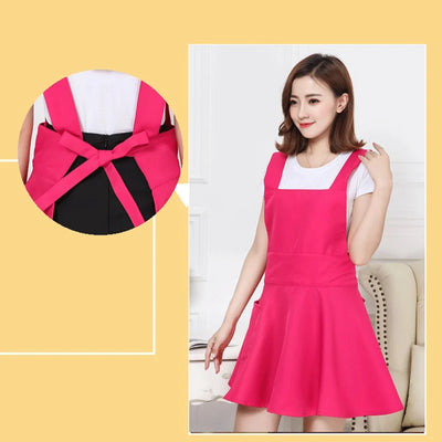 Restaurant Flower Nail Shop Tea Coffee Shop Waitress Apron Dress Women Lady Bar Princess Work Kitchen Cooking Aprons Sexy Waiter