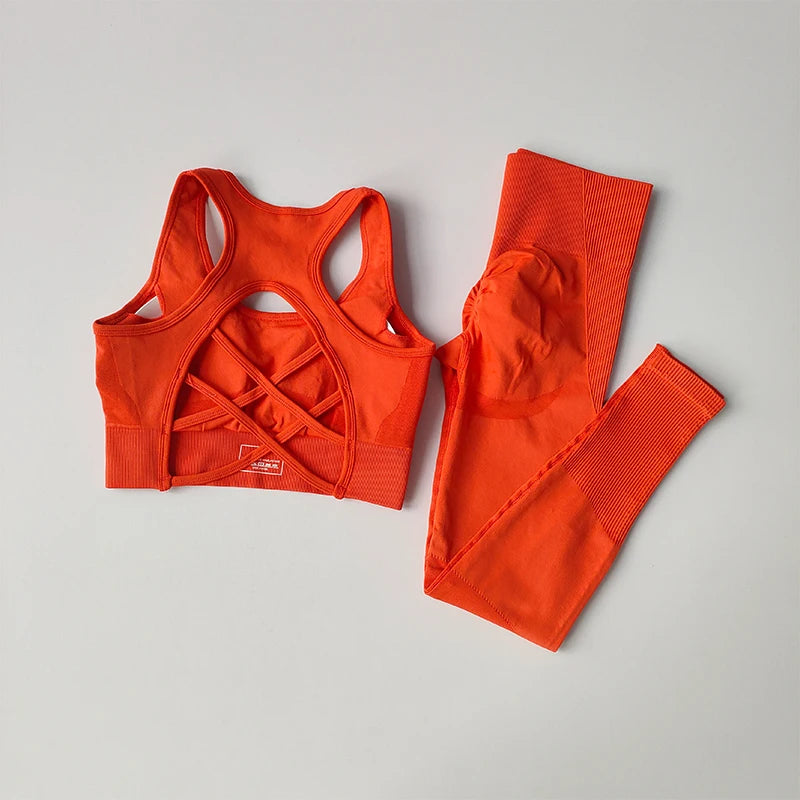 2PCS Sports Bra Women&