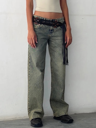 2024 New Y2K High Waist Baggy Jeans For Women Fashion Loose Denim Wide Leg Pants Casual Female Clothing XS-XL Drop Shipping