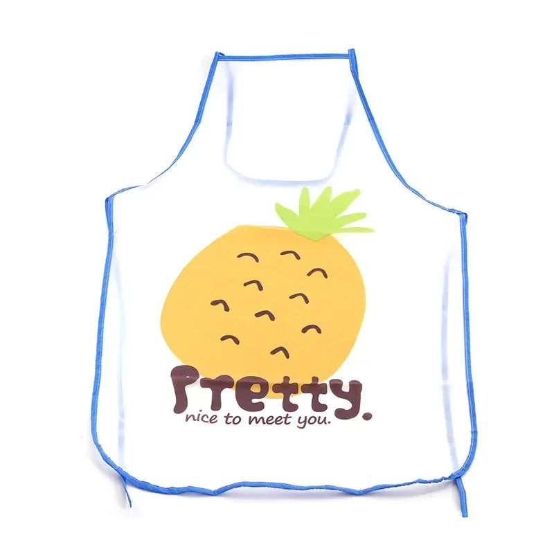 Lovely Fruit Apron Sleeveless Waterproof Anti-oil Aprons Kitchen Cooking Waist Bib Creative Women Apron 48*68cm