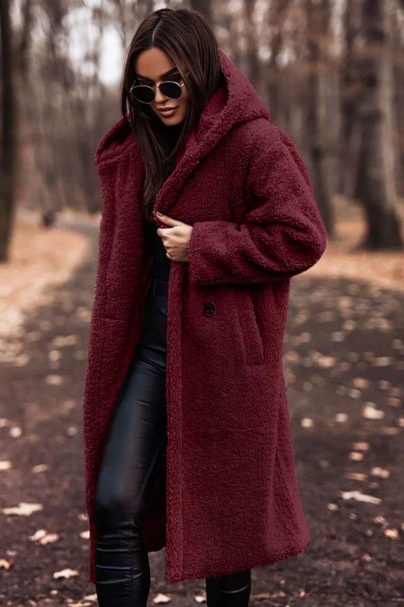 Jackets for Women Autumn and Winter Fashion Long Sleeve Tweed Coat for Women