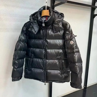 Winter Women Men Shiny Puffer Jacks hooled occasional Duck Down Coats High Quality Male Outdoor safe Moncler Warm Jackets