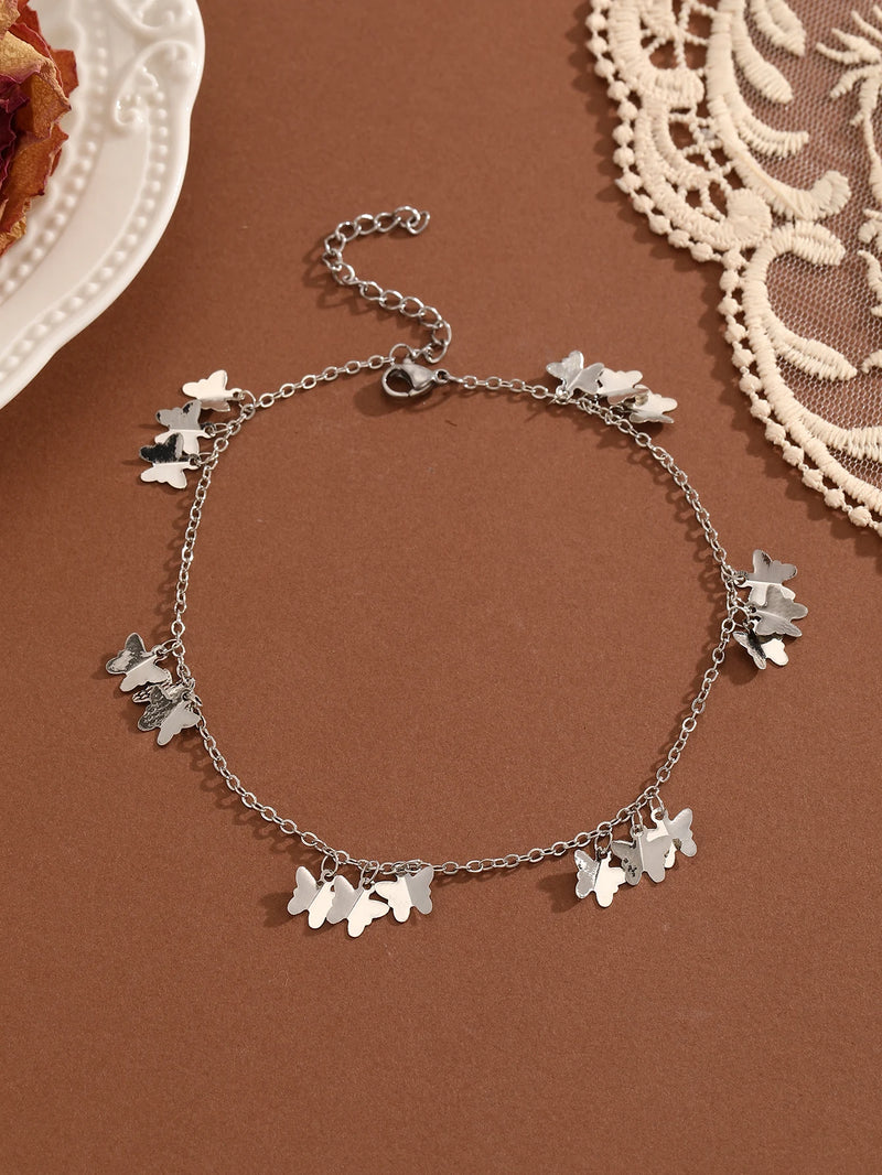 Crystal Cubic Zirconia Anklet For Women Girls Ankle Bracelet Leg Chain