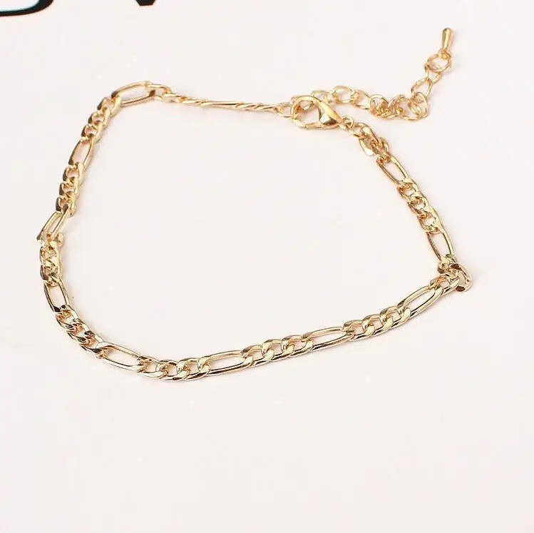 New Personalized Butterfly Pendant Anklet Summer Beach Leg Chain Handcrafted Anklet Gold And Silver Headwear Wholesale And Retai