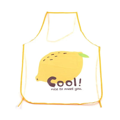 Lovely Fruit Apron Sleeveless Waterproof Anti-oil Aprons Kitchen Cooking Waist Bib Creative Women Apron 48*68cm