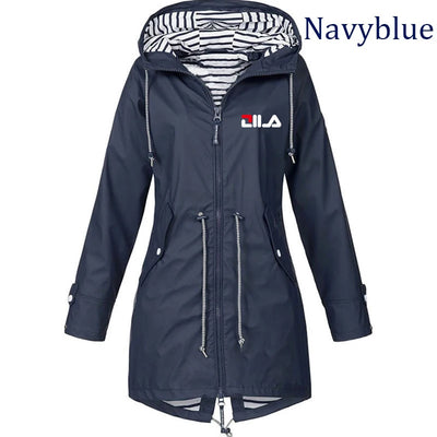 2023 New Women's Windproof Waterproof Jacket Outdoor Climbing Long Sleeve Hooded Coat Fashion Windbreaker Raincoat (S-5XL)