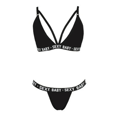 Sexy Women's Underwear Sets Bra and Panty Set Women's Underwear Bra Set Bralette Women Bra Letter Print Lace Patchwork Sexy