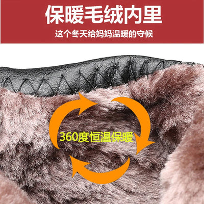 Soft Leather Women's Boots 2023 Spring Winter Thick Wool Lined Genuine Leather Woman Snow Boots Women Shoes Platform Boots