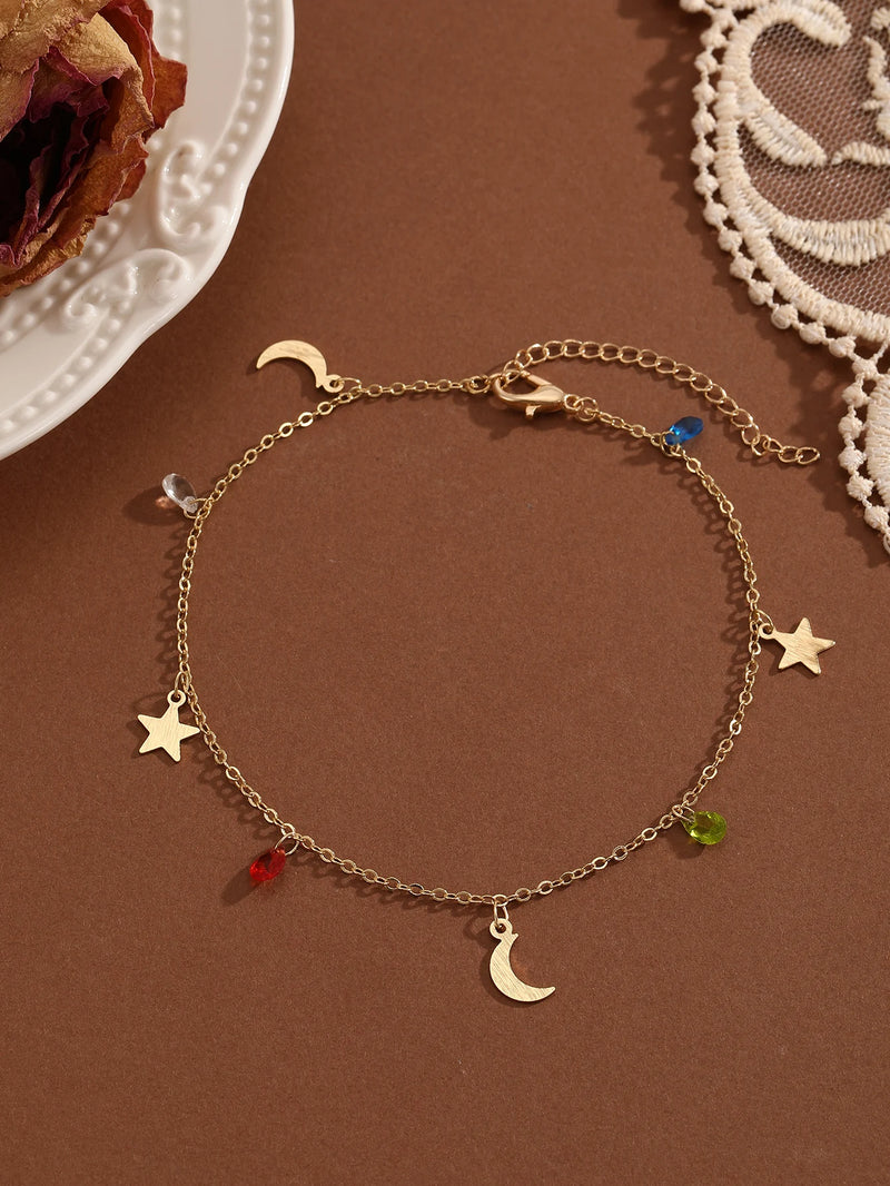 Crystal Cubic Zirconia Anklet For Women Girls Ankle Bracelet Leg Chain