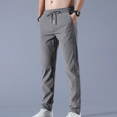 Men's Trousers Loose Straight-Leg Casual Pants Thin Quick-Drying Sports Pants