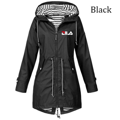 2023 New Women's Windproof Waterproof Jacket Outdoor Climbing Long Sleeve Hooded Coat Fashion Windbreaker Raincoat (S-5XL)