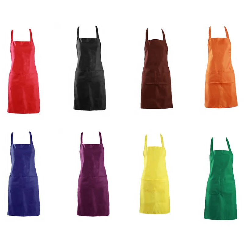 8 Colors New Fashion Lady Women Apron Home House Kitchen Chef Butcher Restaurant Cooking Baking Dress Bib Apron