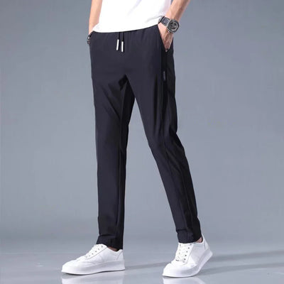 Men's Trousers Loose Straight-Leg Casual Pants Thin Quick-Drying Sports Pants