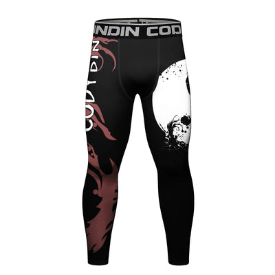 Cody Lundin MMA Clothing Men Full Subliamtion Print Leggings Sport Fitness Bjj Kickboxing wear MMA Compression Pants Tight Spats