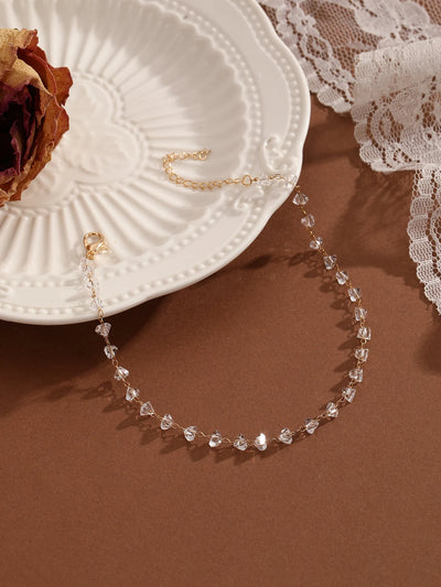 Crystal Cubic Zirconia Anklet For Women Girls Ankle Bracelet Leg Chain