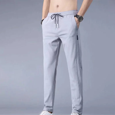 Men's Trousers Loose Straight-Leg Casual Pants Thin Quick-Drying Sports Pants