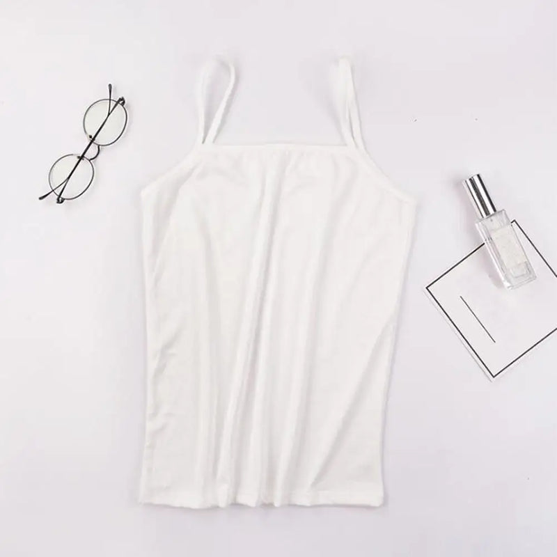 Summer Black White Bottoming Camisole Skinny Vest Modal Tank Top Women Sleeveless T-Shirt Thin Female Underwear Bralette Tops