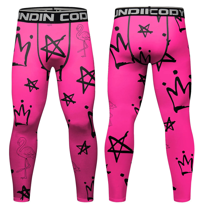 Cody Lundin MMA Clothing Men Full Subliamtion Print Leggings Sport Fitness Bjj Kickboxing wear MMA Compression Pants Tight Spats