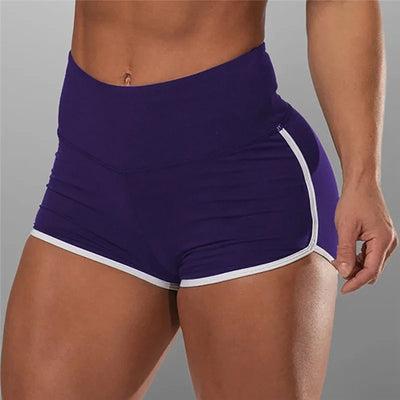 High Waist Sexy Women's Sports Shorts Athletic Gym Workout Fitness Yoga Leggings Briefs Athletic Breathable Skinny Shorts