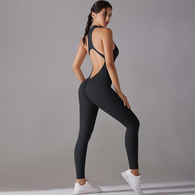 Women Bodysuits Tummy Control Butt Lifting Sports Shapewea Fitness Sports Bodysuit Yoga Suit Women's Gym PushUp Workout Clothes