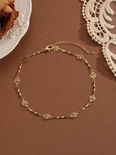 Crystal Cubic Zirconia Anklet For Women Girls Ankle Bracelet Leg Chain