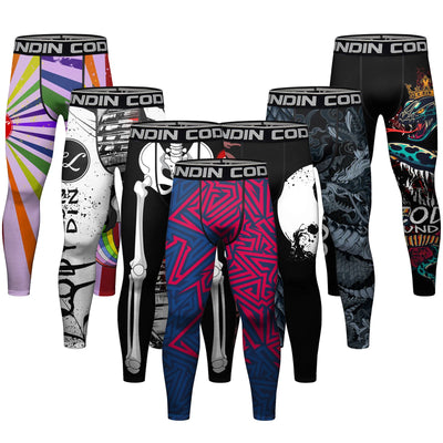 Cody Lundin MMA Clothing Men Full Subliamtion Print Leggings Sport Fitness Bjj Kickboxing wear MMA Compression Pants Tight Spats