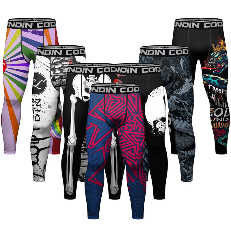 Cody Lundin MMA Clothing Men Full Subliamtion Print Leggings Sport Fitness Bjj Kickboxing wear MMA Compression Pants Tight Spats