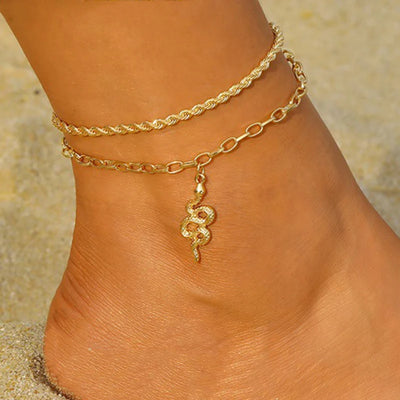 Hot Multi-layer Bracelet Long Pearl Chain Pendant Anklet Sandals Barefoot Beach Foot Bridal Jewelry Wholesale J19