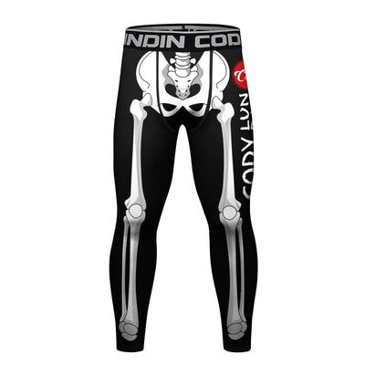 Cody Lundin MMA Clothing Men Full Subliamtion Print Leggings Sport Fitness Bjj Kickboxing wear MMA Compression Pants Tight Spats