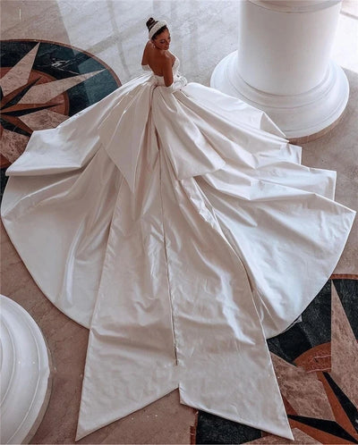 Gorgeous Women's Wedding Dresses For Women Off Shoulder Princess Custom Made Bridal Gowns Ball Robe De Mariée Customized 2025