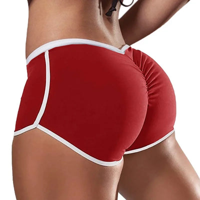 High Waist Sexy Women's Sports Shorts Athletic Gym Workout Fitness Yoga Leggings Briefs Athletic Breathable Skinny Shorts