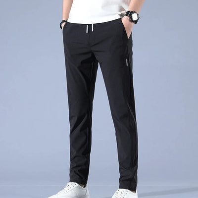 Men's Trousers Loose Straight-Leg Casual Pants Thin Quick-Drying Sports Pants