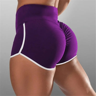 High Waist Sexy Women's Sports Shorts Athletic Gym Workout Fitness Yoga Leggings Briefs Athletic Breathable Skinny Shorts