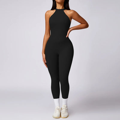 Romper Backless Set Workout Jumpsuit Fitness Bodysuit Siamese Sportswear Women Tracksuit Gym Clothes One-piece Playsuit Yoga Set