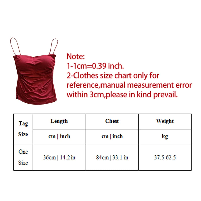 Summer Camisoles Tank Tops Women With Built In Bra Spaghetti Strap Tanks Vest Sleeveless Tees Cropped Top Solid Color Casual Top