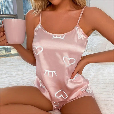 Couple Pajamas Set Sexy Ice Silk Satin Sleepwear Long Sleeve Pijama Female Home Suit Soft Loungewear Sleepsuit Winter Nightwear