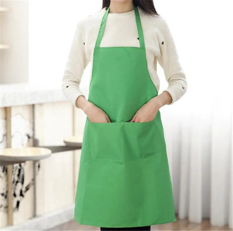 8 Colors New Fashion Lady Women Apron Home House Kitchen Chef Butcher Restaurant Cooking Baking Dress Bib Apron