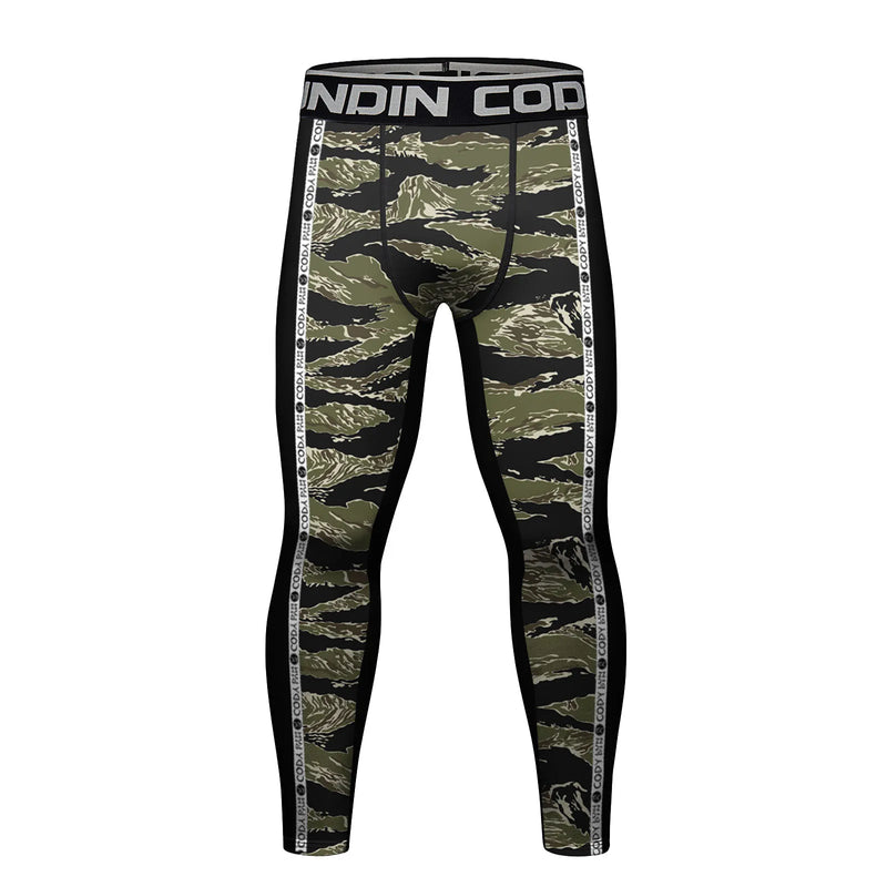 Cody Lundin MMA Clothing Men Full Subliamtion Print Leggings Sport Fitness Bjj Kickboxing wear MMA Compression Pants Tight Spats