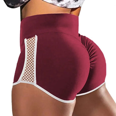 High Waist Sexy Women's Sports Shorts Athletic Gym Workout Fitness Yoga Leggings Briefs Athletic Breathable Skinny Shorts