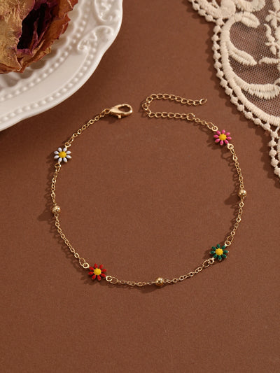 Crystal Cubic Zirconia Anklet For Women Girls Ankle Bracelet Leg Chain