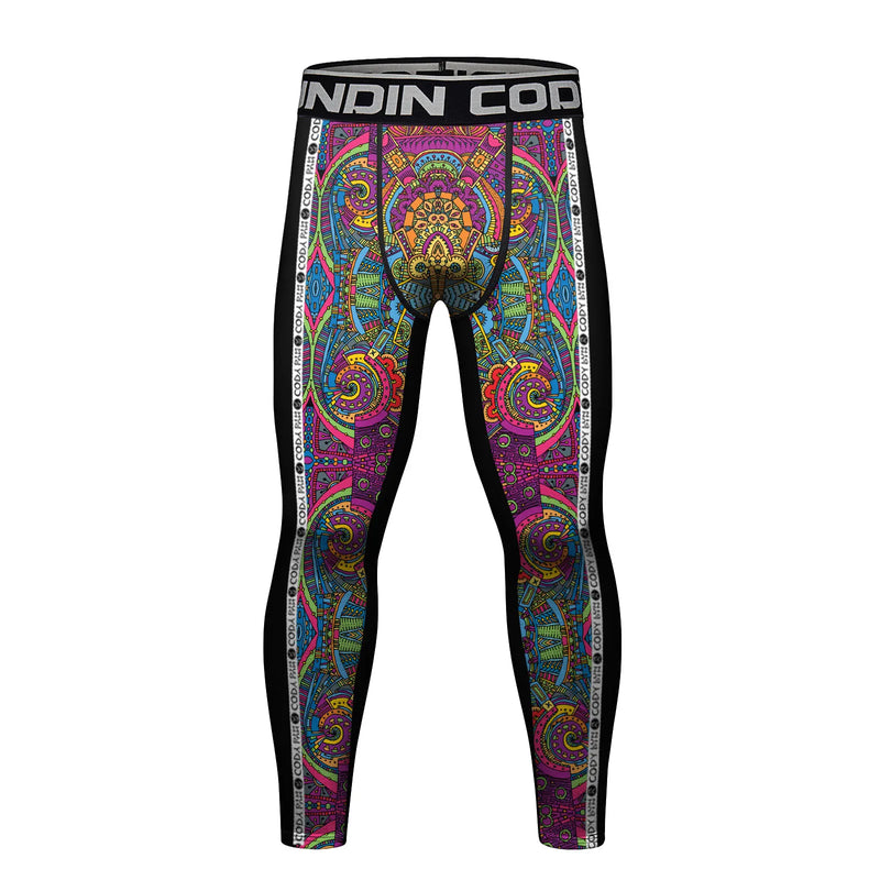 Cody Lundin MMA Clothing Men Full Subliamtion Print Leggings Sport Fitness Bjj Kickboxing wear MMA Compression Pants Tight Spats