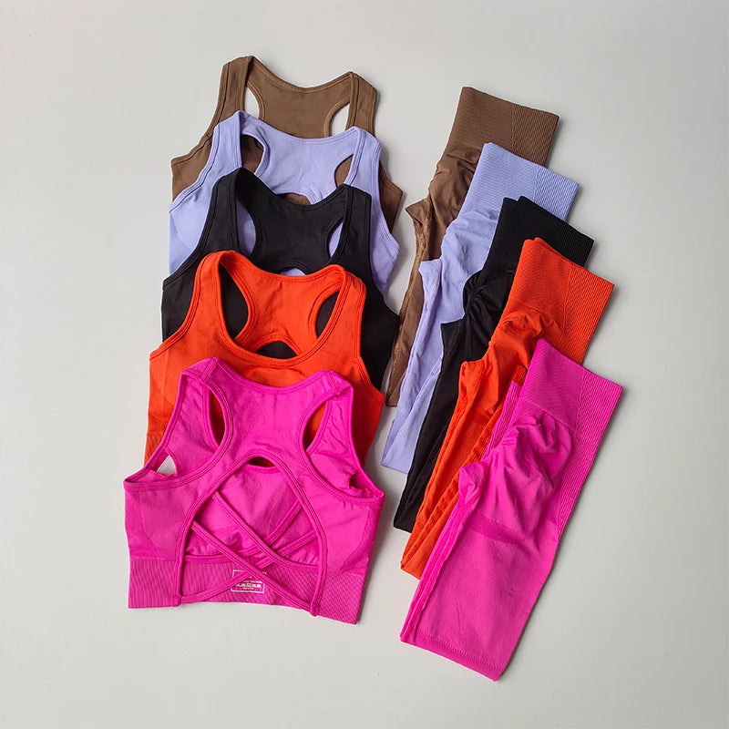 2PCS Sports Bra Women&