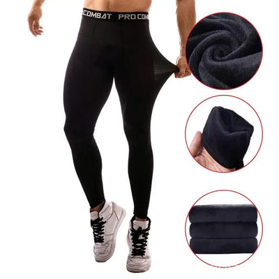 Mens Gym Leggings Running Compression Pants Basketball Tights For Men Sports Workout Black Leggings Training Exercise Pants