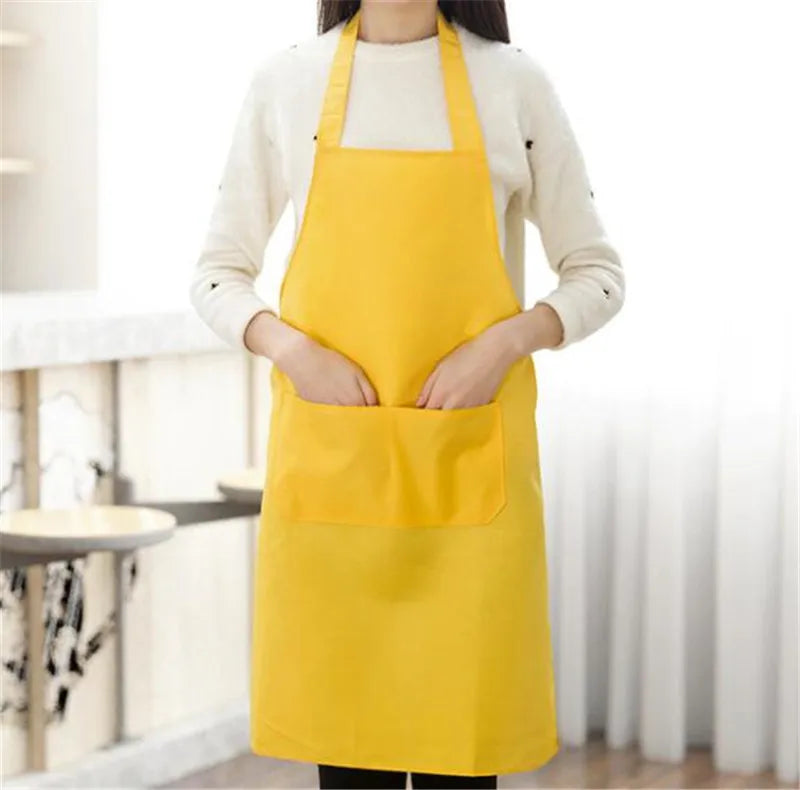 8 Colors New Fashion Lady Women Apron Home House Kitchen Chef Butcher Restaurant Cooking Baking Dress Bib Apron