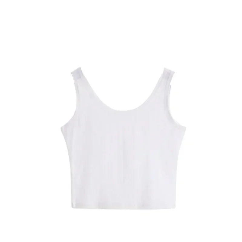 A Small Halter Vest for Women Short Yoga Exercise with A Sleeveless Sexy Slim Top