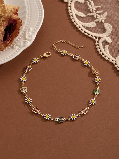 Crystal Cubic Zirconia Anklet For Women Girls Ankle Bracelet Leg Chain